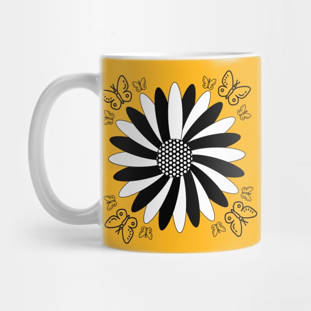 Butterfly Sunflower, Sunflower, Butterfly, Summer Gift, Teen Gift, Women’s Gift by NooHringShop